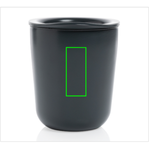 Antimikrobieller Kaffeebecher im klassischen Design grau bedrucken, Art.-Nr. P432.092 Antimikrobieller Kaffeebecher im klassischen Design grau bedrucken, Art.-Nr. P432.092