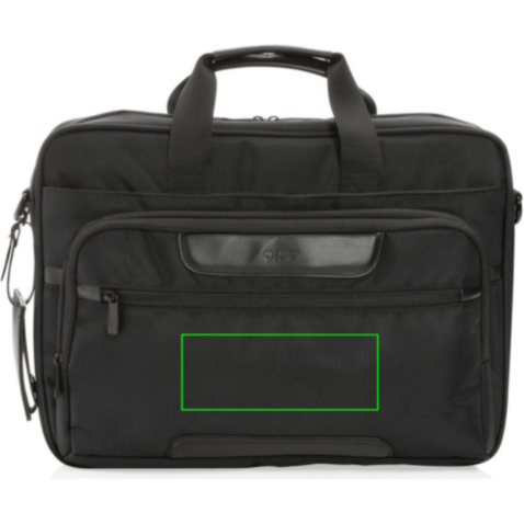 Swiss Peak AWARE™ RPET Voyager 15.6" Laptop-Tasche schwarz bedrucken, Art.-Nr. P732.101 Swiss Peak AWARE™ RPET Voyager 15.6" Laptop-Tasche schwarz bedrucken, Art.-Nr. P732.101