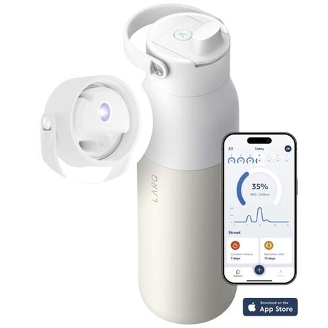 LARQ PureVisTM 2.0 680 ml Flasche, weiss bedrucken, Art.-Nr. 10089701 LARQ PureVisTM 2.0 680 ml Flasche, weiss bedrucken, Art.-Nr. 10089701