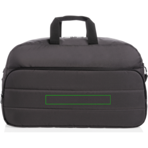 Impact AWARE™ RPET Wochenendtasche schwarz bedrucken, Art.-Nr. P762.021