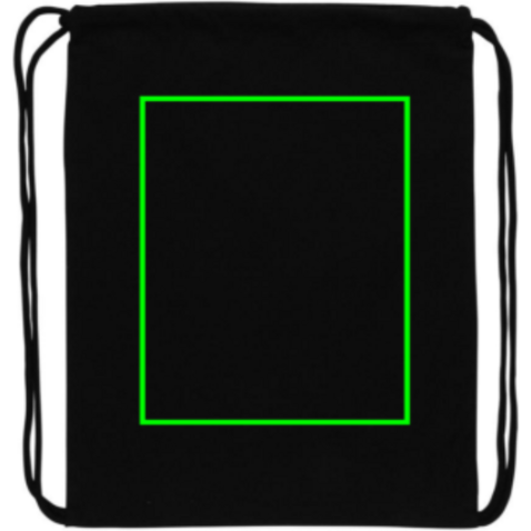 Impact AWARE™ recycelter Baumwoll-Sportbeutel 145gr schwarz bedrucken, Art.-Nr. P762.631 Impact AWARE™ recycelter Baumwoll-Sportbeutel 145gr schwarz bedrucken, Art.-Nr. P762.631