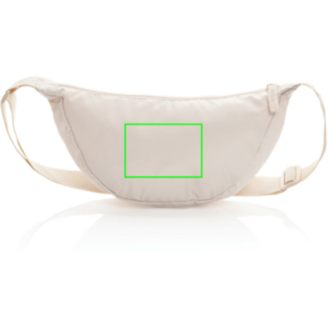Crescent AWARE™ RPET Half-Moon Sling Tasche beige bedrucken, Art.-Nr. P763.2019 Crescent AWARE™ RPET Half-Moon Sling Tasche beige bedrucken, Art.-Nr. P763.2019