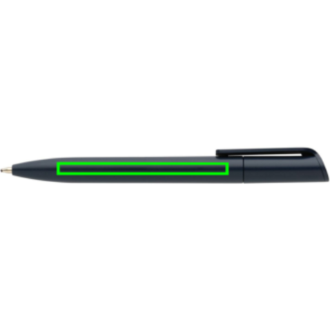 Pocketpal Mini-Pen aus GRS recyceltem ABS navy blau bedrucken, Art.-Nr. P611.199