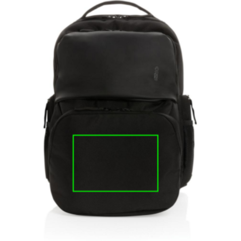 Swiss Peak AWARE™ RPET 15,6 Zoll Pendler-Rucksack schwarz bedrucken, Art.-Nr. P762.781 Swiss Peak AWARE™ RPET 15,6 Zoll Pendler-Rucksack schwarz bedrucken, Art.-Nr. P762.781