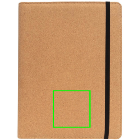 Deluxe Kork Portfolio A4 mit Stift braun bedrucken, Art.-Nr. P774.131 Deluxe Kork Portfolio A4 mit Stift braun bedrucken, Art.-Nr. P774.131