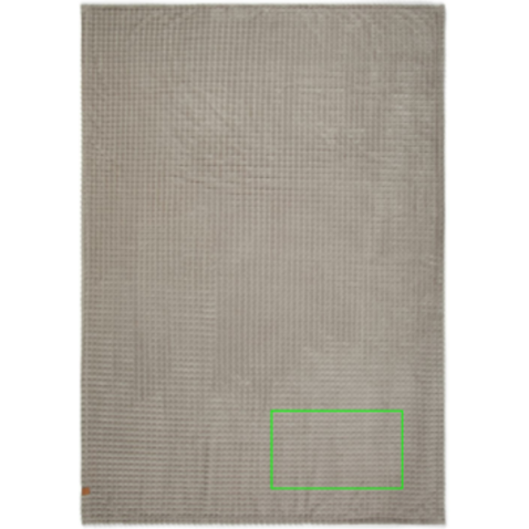 VINGA Branson Decke aus GRS recyceltem PET grau bedrucken, Art.-Nr. V404022 VINGA Branson Decke aus GRS recyceltem PET grau bedrucken, Art.-Nr. V404022