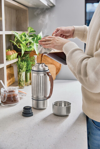 Black+Blum Explorer Flasche Duo 1L grau bedrucken, Art.-Nr. P439.1702