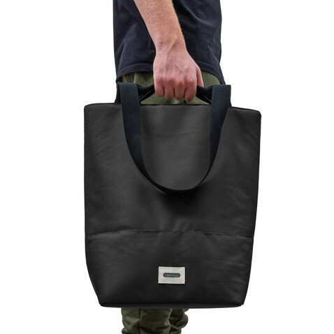 Black+Blum isolierte 16L Trage- &amp; Kühltasche schwarz bedrucken, Art.-Nr. P439.1901