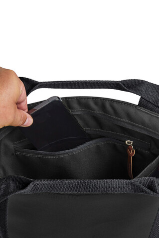 Black+Blum isolierte 16L Trage- &amp; Kühltasche schwarz bedrucken, Art.-Nr. P439.1901