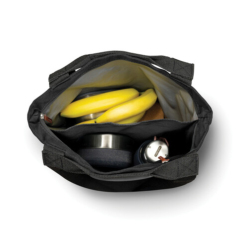 Black+Blum isolierte 16L Trage- &amp; Kühltasche schwarz bedrucken, Art.-Nr. P439.1901