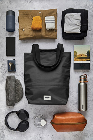 Black+Blum isolierte 16L Trage- &amp; Kühltasche schwarz bedrucken, Art.-Nr. P439.1901