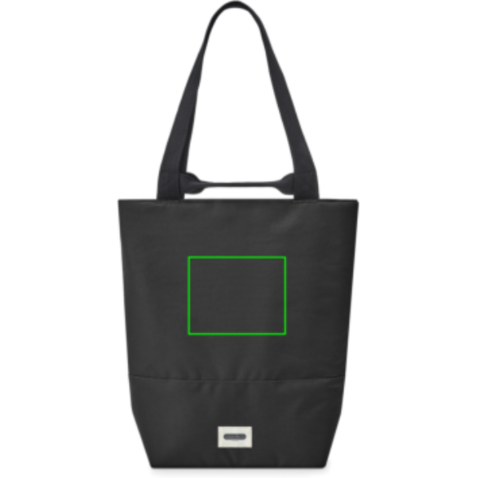 Black+Blum isolierte 16L Trage- &amp; Kühltasche schwarz bedrucken, Art.-Nr. P439.1901