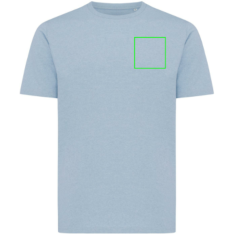IQONIQ Sierra Lightweight T-Shirt aus recycelter Baumwolle light heather blue bedrucken, Art.-Nr. T9104.042.XXXL IQONIQ Sierra Lightweight T-Shirt aus recycelter Baumwolle light heather blue bedrucken, Art.-Nr. T9104.042.XXXL