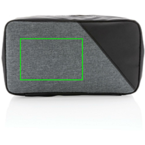 Tragbare UV-C-Sterilisationstasche mit integriertem Akku grau bedrucken, Art.-Nr. P820.222