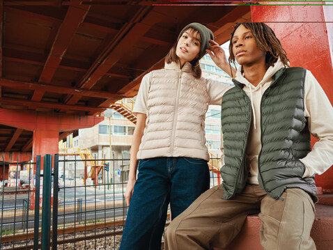 IQONIQ Meru Damen Bodywarmer aus recyceltem Polyester beige bedrucken, Art.-Nr. T4702.030.XXXL IQONIQ Meru Damen Bodywarmer aus recyceltem Polyester beige bedrucken, Art.-Nr. T4702.030.XXXL