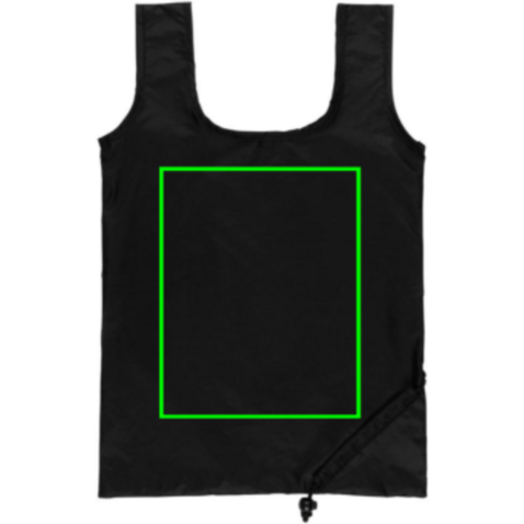 Impact AWARE™ RPET 190T faltbarer Shopper schwarz bedrucken, Art.-Nr. P762.671 Impact AWARE™ RPET 190T faltbarer Shopper schwarz bedrucken, Art.-Nr. P762.671