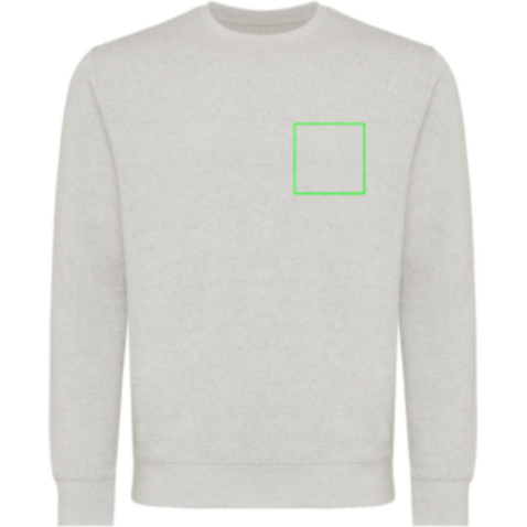 IQONIQ Etosha Lightweight Sweater aus recycelter Baumwolle light heather grey bedrucken, Art.-Nr. T9303.032.XL IQONIQ Etosha Lightweight Sweater aus recycelter Baumwolle light heather grey bedrucken, Art.-Nr. T9303.032.XL