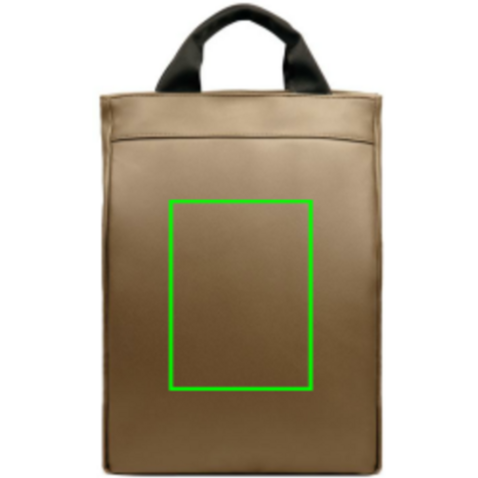 VINGA Bermond Rucksack aus RCS recyceltem PU braun bedrucken, Art.-Nr. V703009 VINGA Bermond Rucksack aus RCS recyceltem PU braun bedrucken, Art.-Nr. V703009