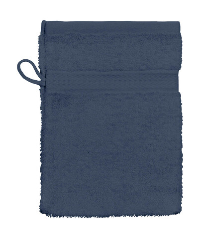 SG ACCESSORIES - TOWELS Rhine Wash Glove COMFORT, Navy, One Size bedrucken, Art.-Nr. 002642000
