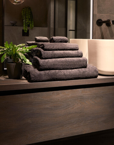 SG ACCESSORIES - TOWELS Seine Beach Towel LUXE, Chocolate, 100x180 bedrucken, Art.-Nr. 006647020