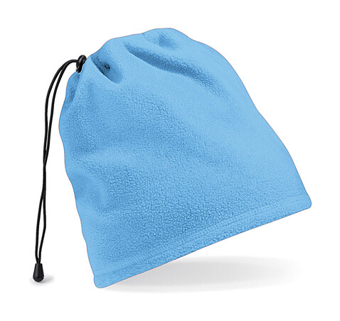 Beechfield Suprafleece™ Snood/ Hat Combo, Sky Blue, One Size bedrucken, Art.-Nr. 008693200