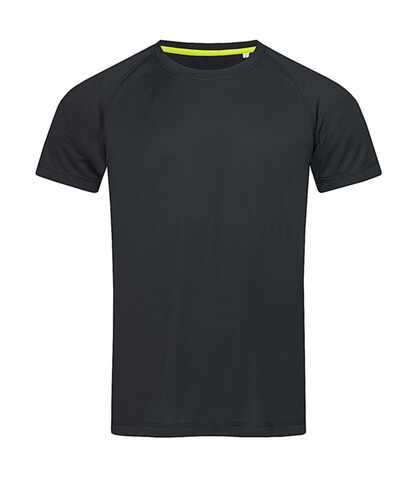 Stedman Active 140 Raglan Men, Black Opal, L bedrucken, Art.-Nr. 012051025