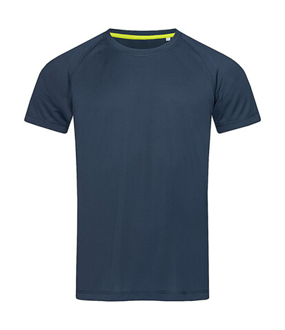 Stedman Active 140 Raglan Men, Marina Blue, XL bedrucken, Art.-Nr. 012052076