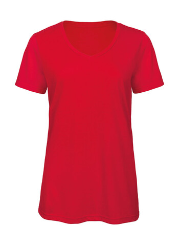 B &amp; C V Triblend/women T-Shirt, Red, XS bedrucken, Art.-Nr. 012424002