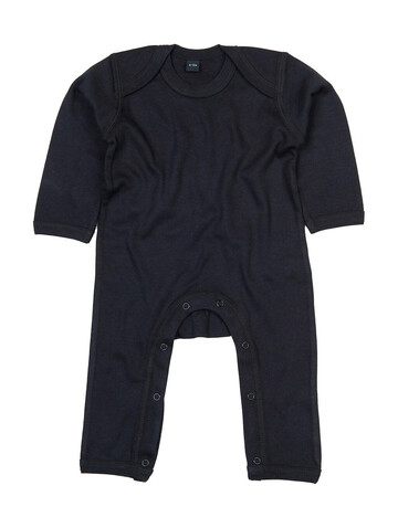BabyBugz Baby Rompasuit, Black, 12-18 bedrucken, Art.-Nr. 013471014