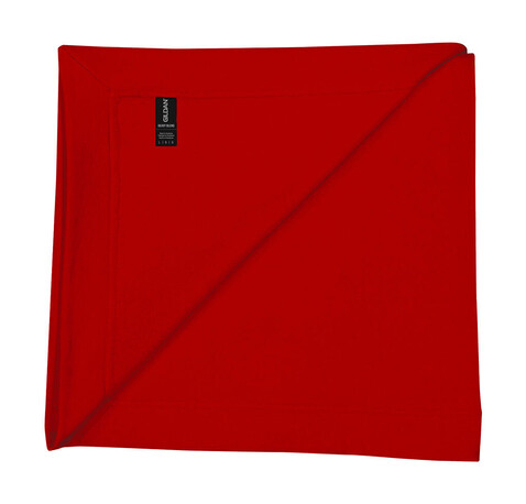 Gildan Heavy Blend Fleece Stadium Blanket, Red, One Size bedrucken, Art.-Nr. 014094000
