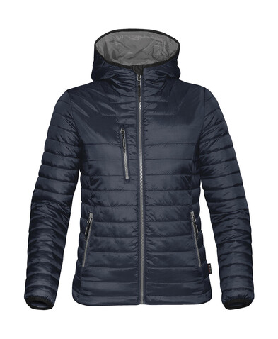 StormTech Women`s Gravity Thermal Jacket, Navy/Charcoal, XS bedrucken, Art.-Nr. 015182642
