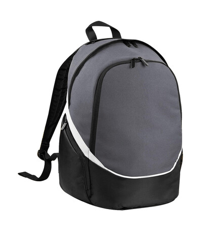 Quadra Pro Team Backpack, Graphite/Black/White, One Size bedrucken, Art.-Nr. 016301860