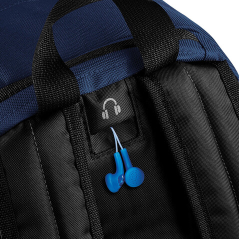 Quadra Pro Team Backpack, French Navy/Black/White, One Size bedrucken, Art.-Nr. 016302810