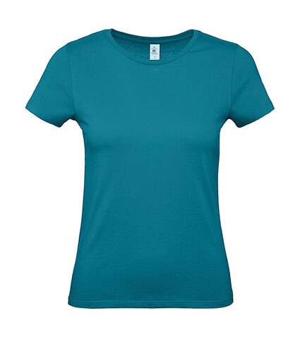 B &amp; C #E150 /women T-Shirt, Diva Blue, L bedrucken, Art.-Nr. 016423305