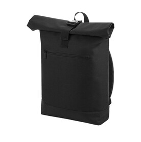 Bag Base Roll-Top Backpack, Black, One Size bedrucken, Art.-Nr. 017291010