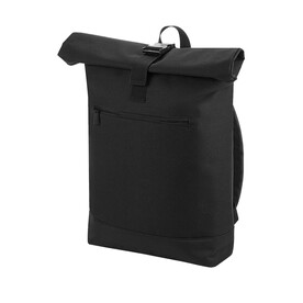 Bag Base Roll-Top Backpack, Black, One Size bedrucken, Art.-Nr. 017291010 Bag Base Roll-Top Backpack, Black, One Size bedrucken, Art.-Nr. 017291010