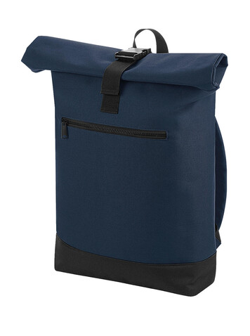 Bag Base Roll-Top Backpack, French Navy, One Size bedrucken, Art.-Nr. 017292010