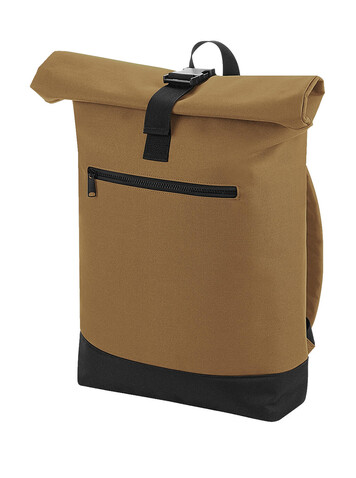 Bag Base Roll-Top Backpack, Caramel, One Size bedrucken, Art.-Nr. 017297400