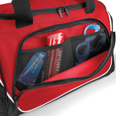 Quadra Pro Team Holdall, Graphite/Black/White, One Size bedrucken, Art.-Nr. 017301860