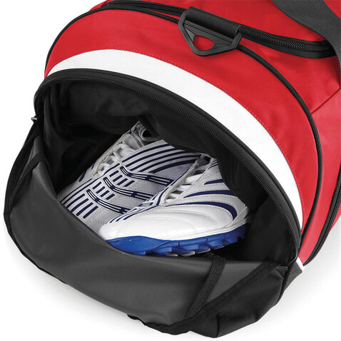 Quadra Pro Team Holdall, Graphite/Black/White, One Size bedrucken, Art.-Nr. 017301860