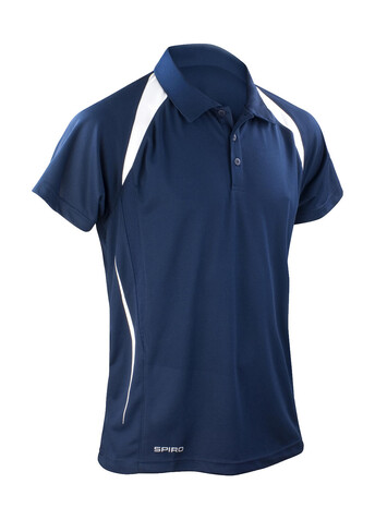 Result Spiro Team Spirit Polo, Navy/White, 4XL bedrucken, Art.-Nr. 018332529
