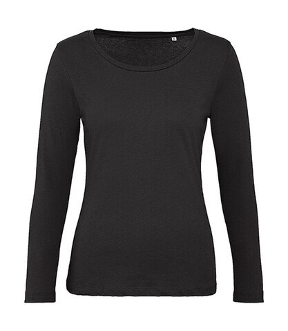 B &amp; C Inspire LSL T /women, Black, M bedrucken, Art.-Nr. 018421014