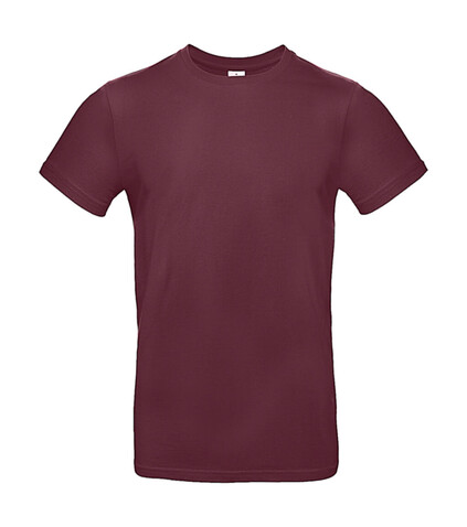 B &amp; C #E190 T-Shirt, Burgundy, L bedrucken, Art.-Nr. 019424483