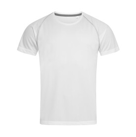 Stedman Active 140 Team Raglan Men, White, S bedrucken, Art.-Nr. 020050003