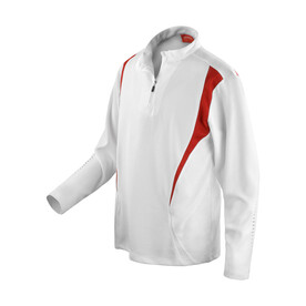 Result Spiro Trial Training Top, White/Red/White, XS bedrucken, Art.-Nr. 020330912