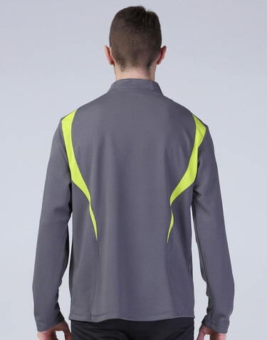 Result Spiro Trial Training Top, Charcoal/Lime/White, M bedrucken, Art.-Nr. 020331914
