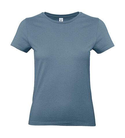 B &amp; C #E190 /women T-Shirt, Stone Blue, XS bedrucken, Art.-Nr. 020423362