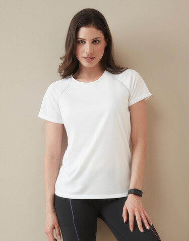 Stedman Active 140 Team Raglan Women, Silver Grey, L bedrucken, Art.-Nr. 021057135