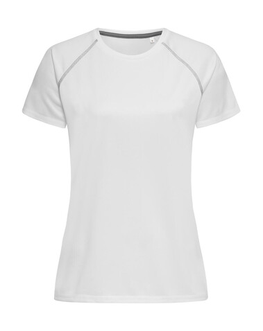 Stedman Active 140 Team Raglan Women, White, S bedrucken, Art.-Nr. 021050003