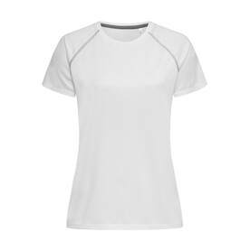 Stedman Active 140 Team Raglan Women, White, S bedrucken, Art.-Nr. 021050003